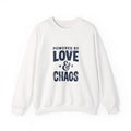 Powered by Love & Chaos Sweatshirt | Mother's Day Mom Shirt, Funny Mom Quote