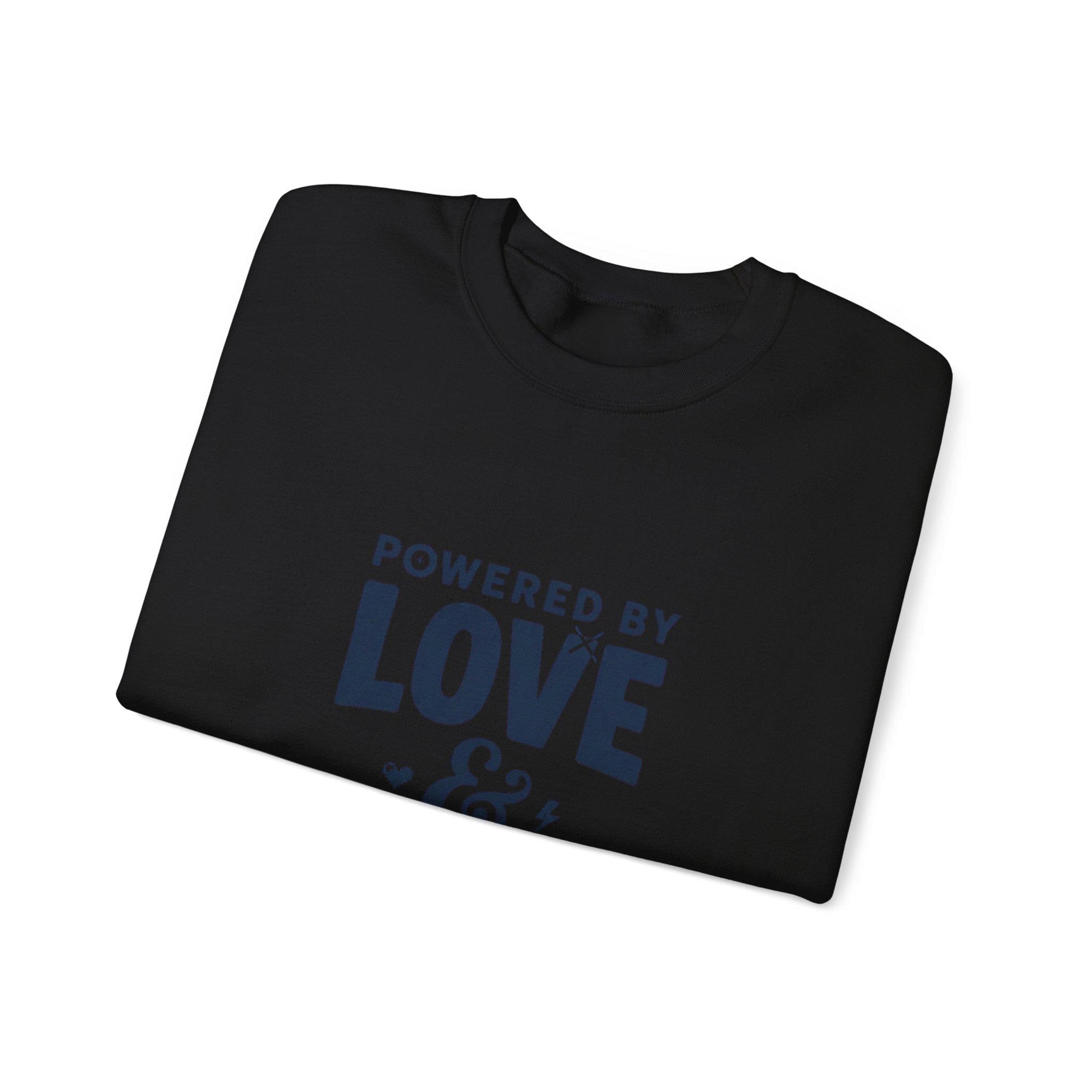 Powered by Love & Chaos Sweatshirt | Mother's Day Mom Shirt, Funny Mom Quote