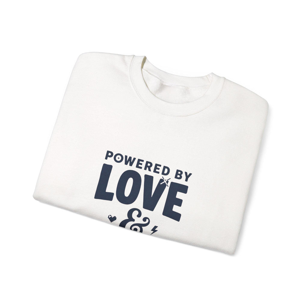 Powered by Love & Chaos Sweatshirt | Mother's Day Mom Shirt, Funny Mom Quote