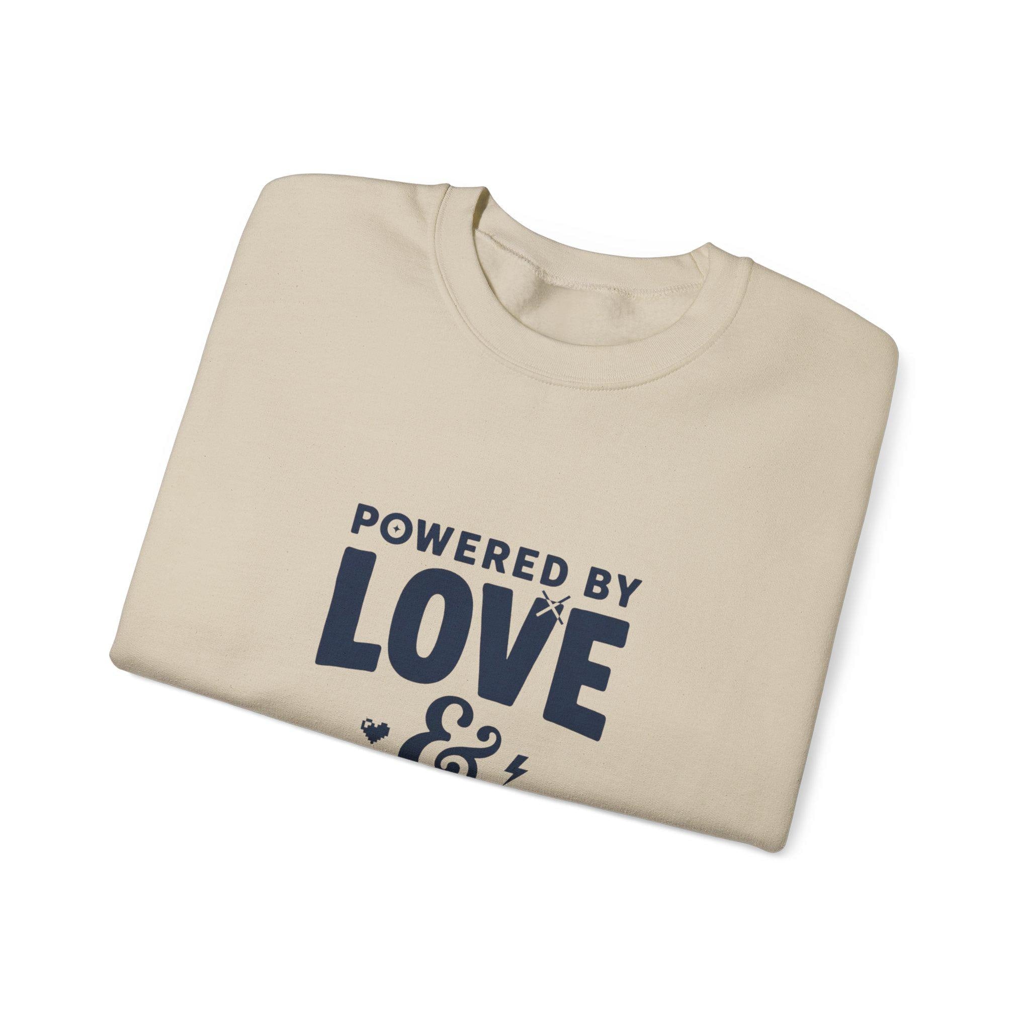 Powered by Love & Chaos Sweatshirt | Mother's Day Mom Shirt, Funny Mom Quote
