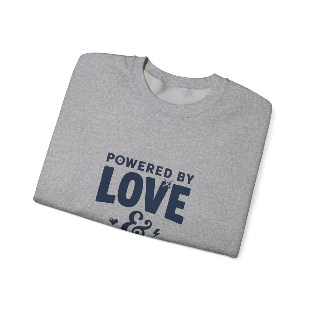 Powered by Love & Chaos Sweatshirt | Mother's Day Mom Shirt, Funny Mom Quote
